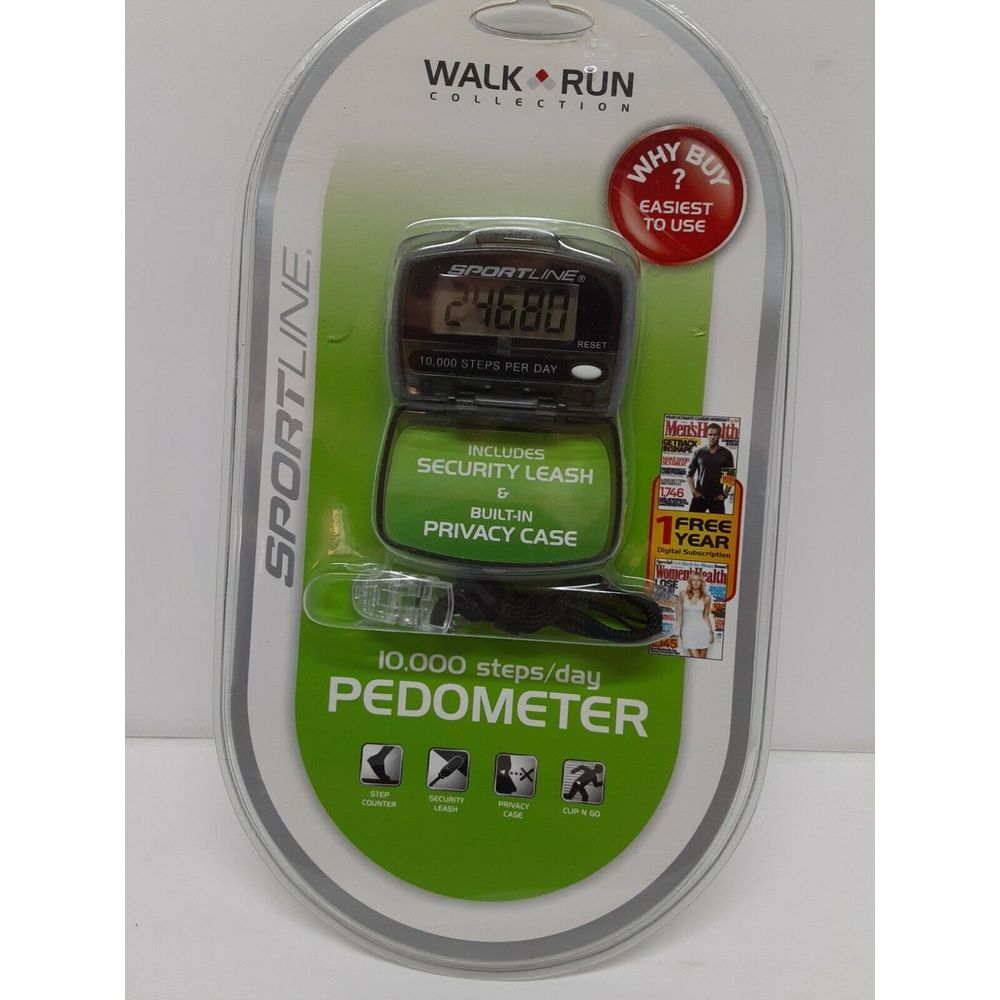 New‎ Sportline Clip-n-Go Pedometer | Factory Sealed I